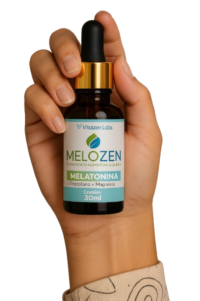 Frasco de suplemento Melozen Vitalzen Labs